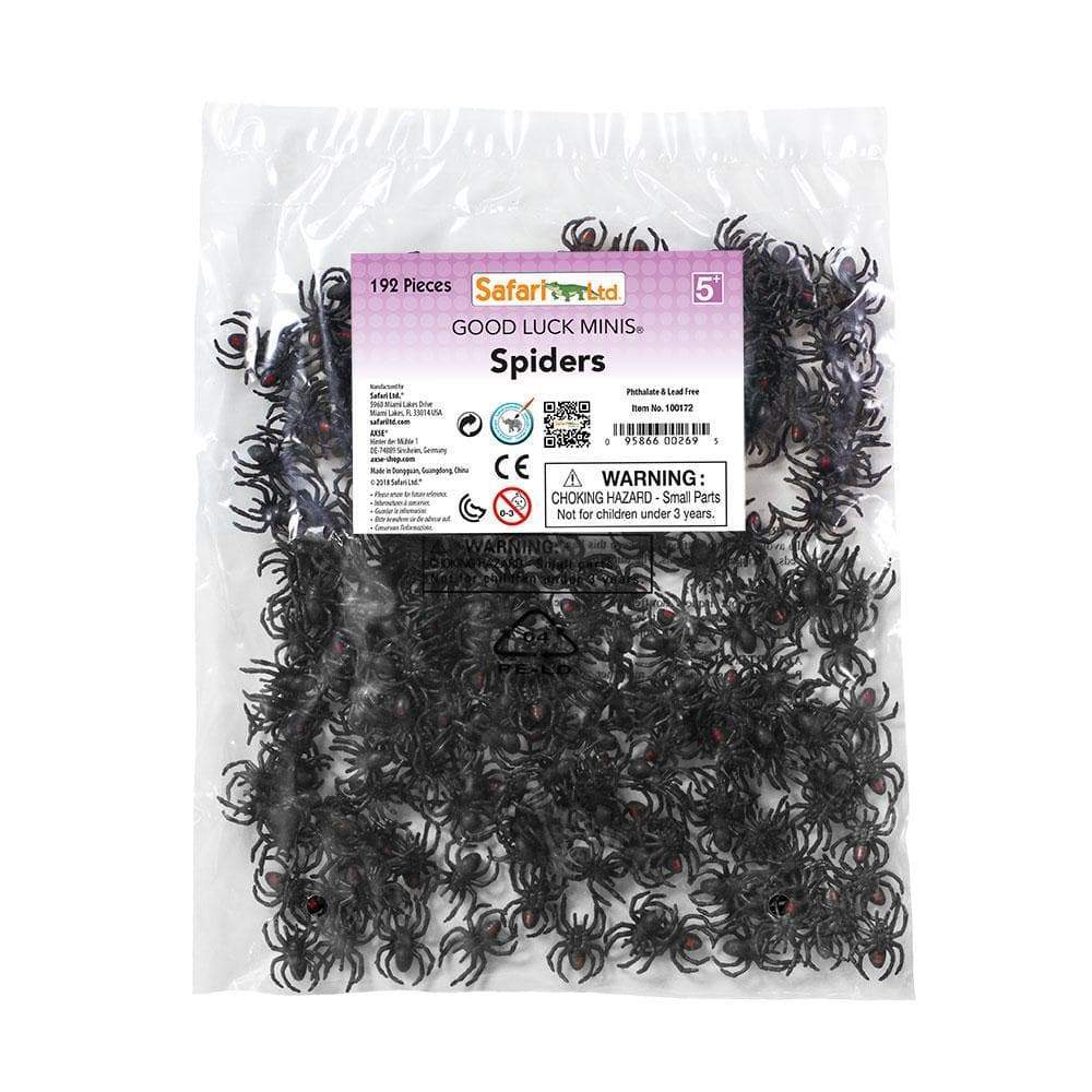 Spiders - 192 pcs - Good Luck Minis | Montessori Toys | Safari Ltd.Spiders Good Luck Minis | Montessori Toys | Safari Ltd.