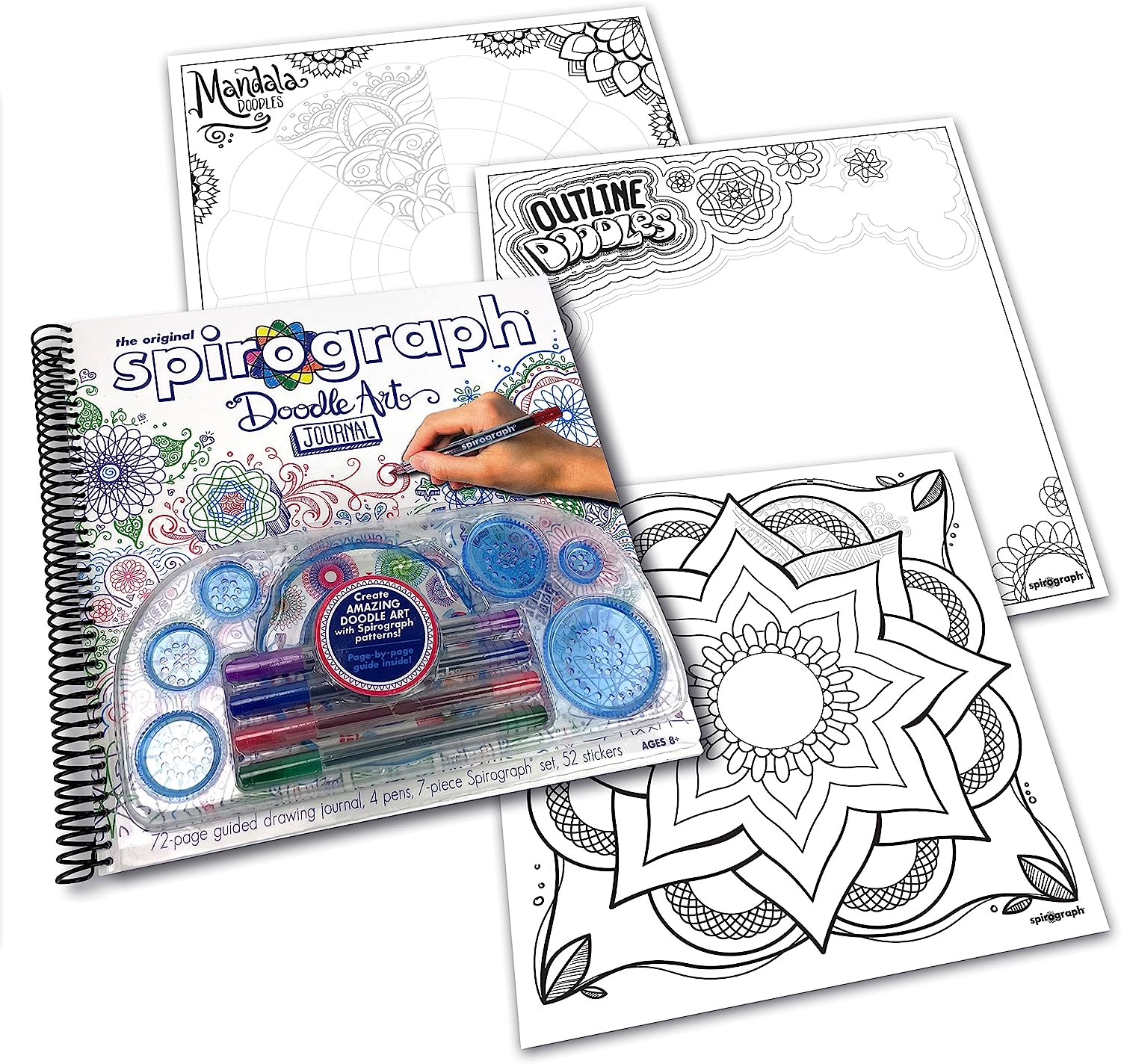 Spirograph Doodle Art Journal - Safari Ltd®