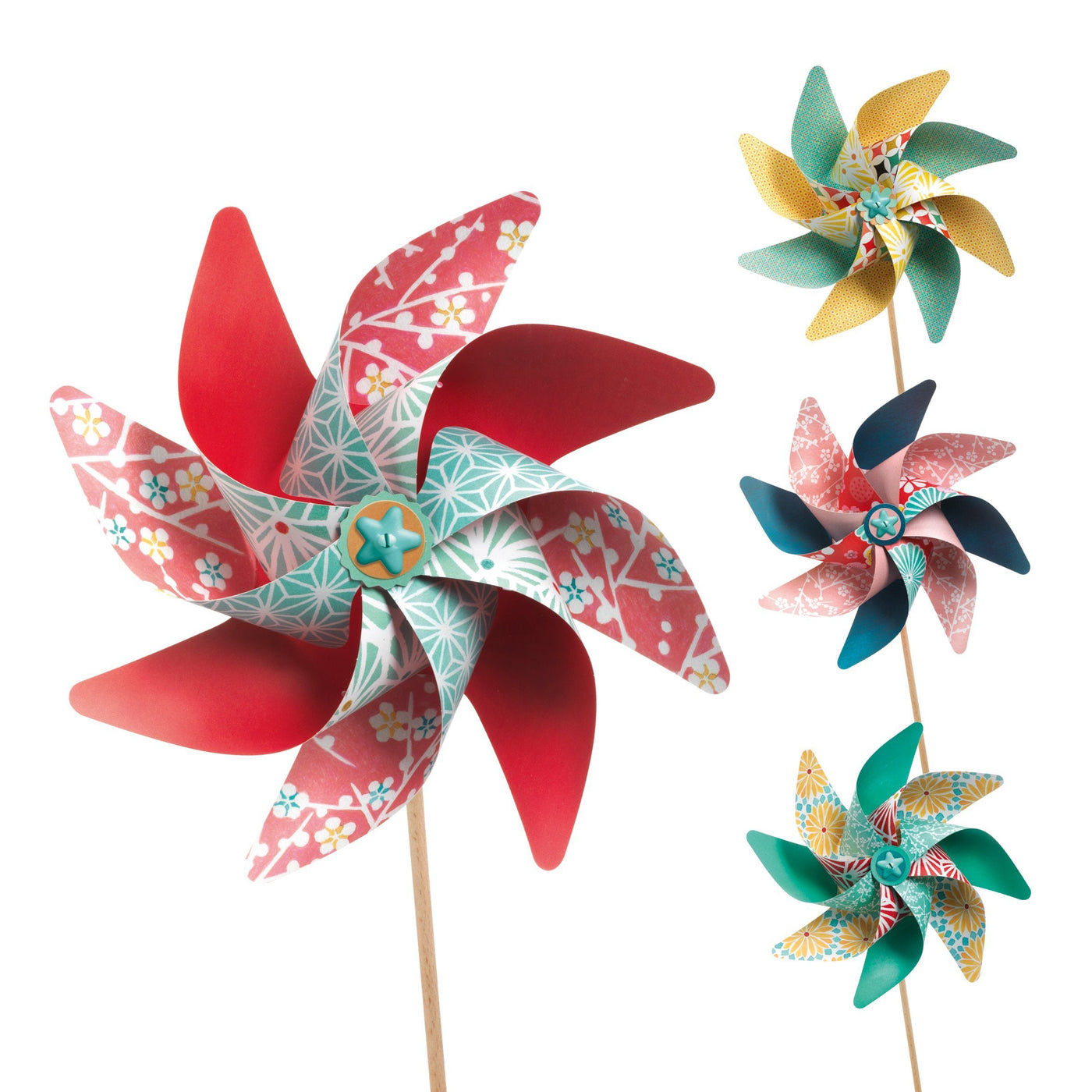 Sweet Windmills DIY Pinwheels Craft Kit - Safari Ltd®