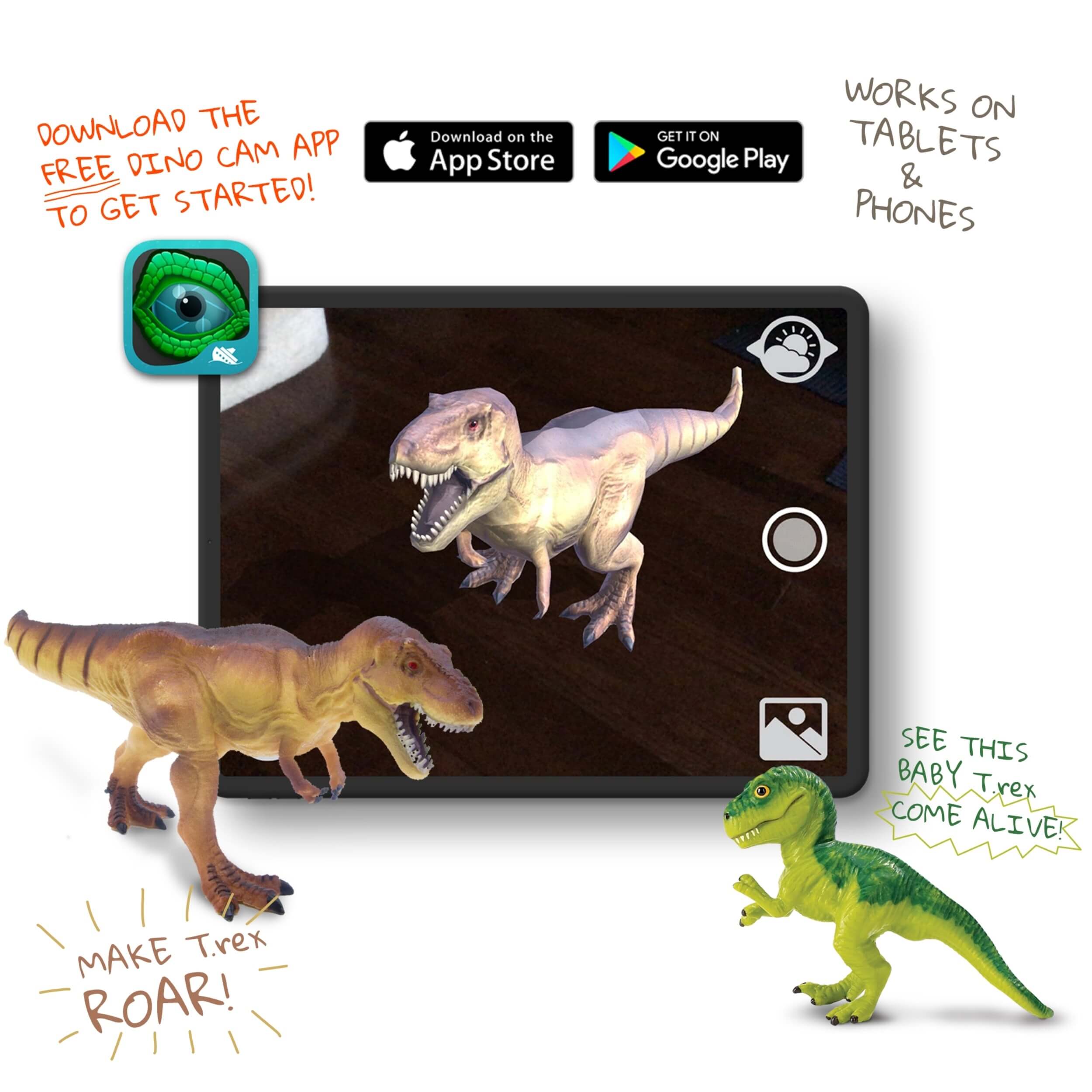 T-Rex Baby with Augmented Reality - Safari Ltd®