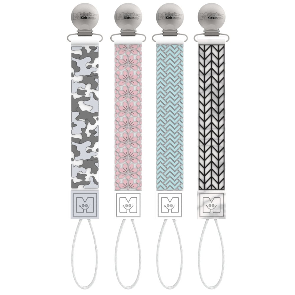 Teether Tether - Black and White Chevron - Safari Ltd®