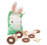 Tender Leaf Bunny Tic Tac Toe Game & Storage Bag - Safari Ltd®