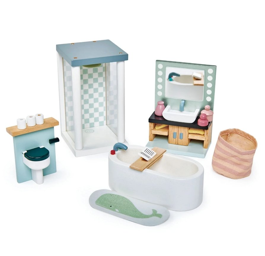 Tender Leaf Toys Dolls House Bathroom Furniture - Safari Ltd®