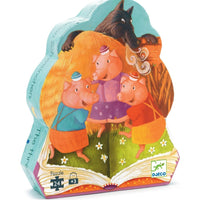 The 3 Little Pigs 24pc Silhouette Jigsaw Puzzle - Safari Ltd®