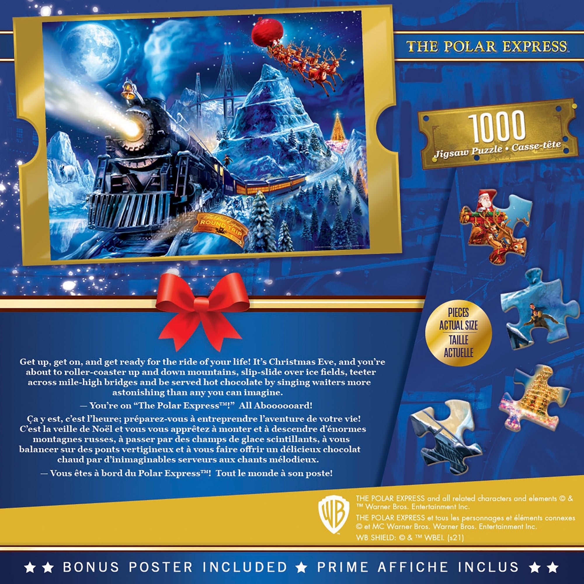 The Polar Express - Race to the Pole 1000 pc Puzzle - Safari Ltd®