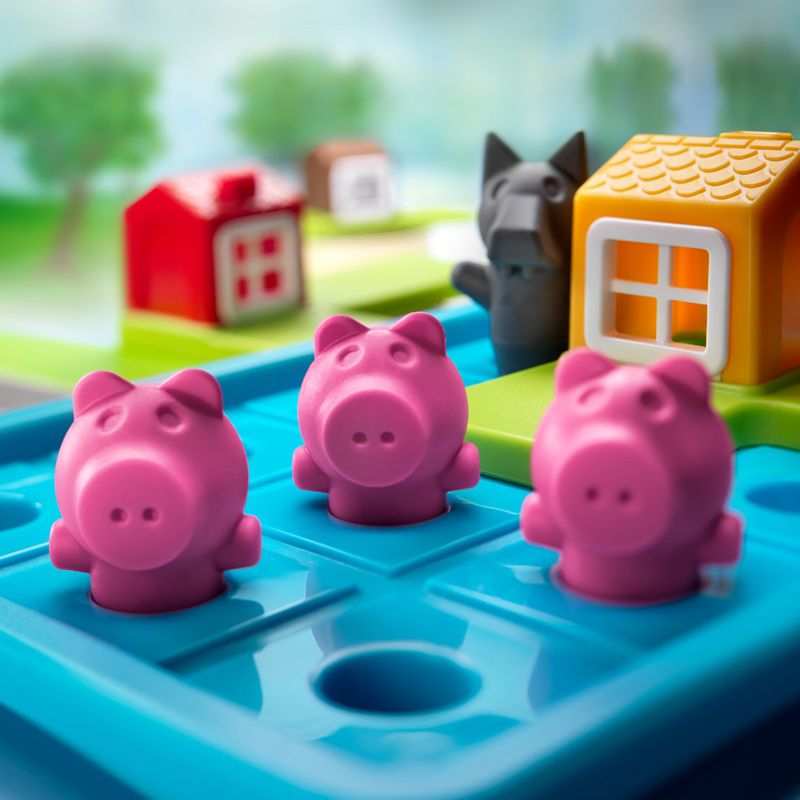 Three Little Piggies - Deluxe Preschool Puzzle Game - Safari Ltd®