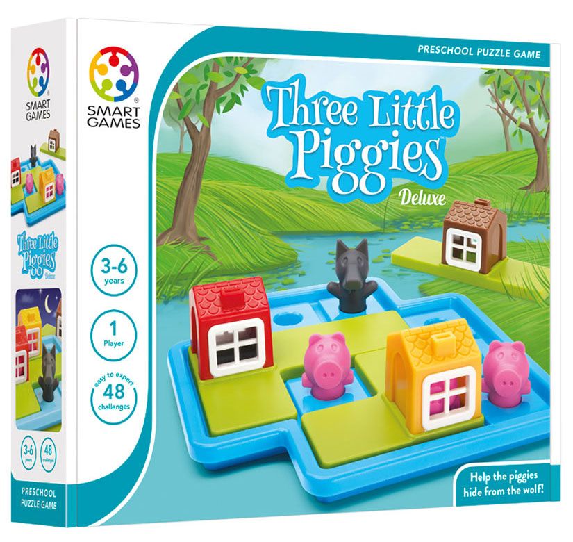 Three Little Piggies - Deluxe Preschool Puzzle Game - Safari Ltd®