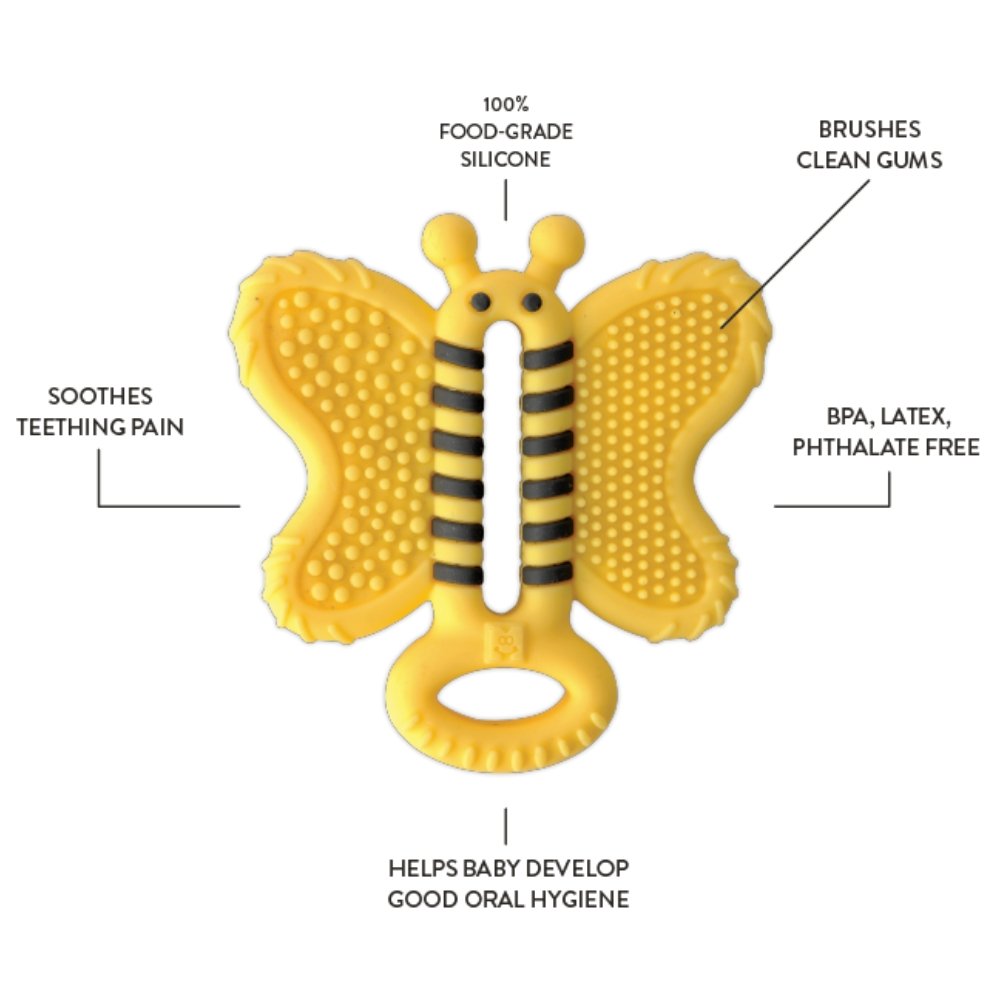 Tooth Brush Teether - Bee Brush - Safari Ltd®