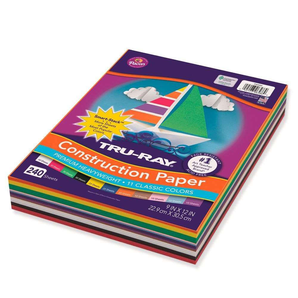 Tru-Ray® Construction Paper Smart-Stack™ - Safari Ltd®