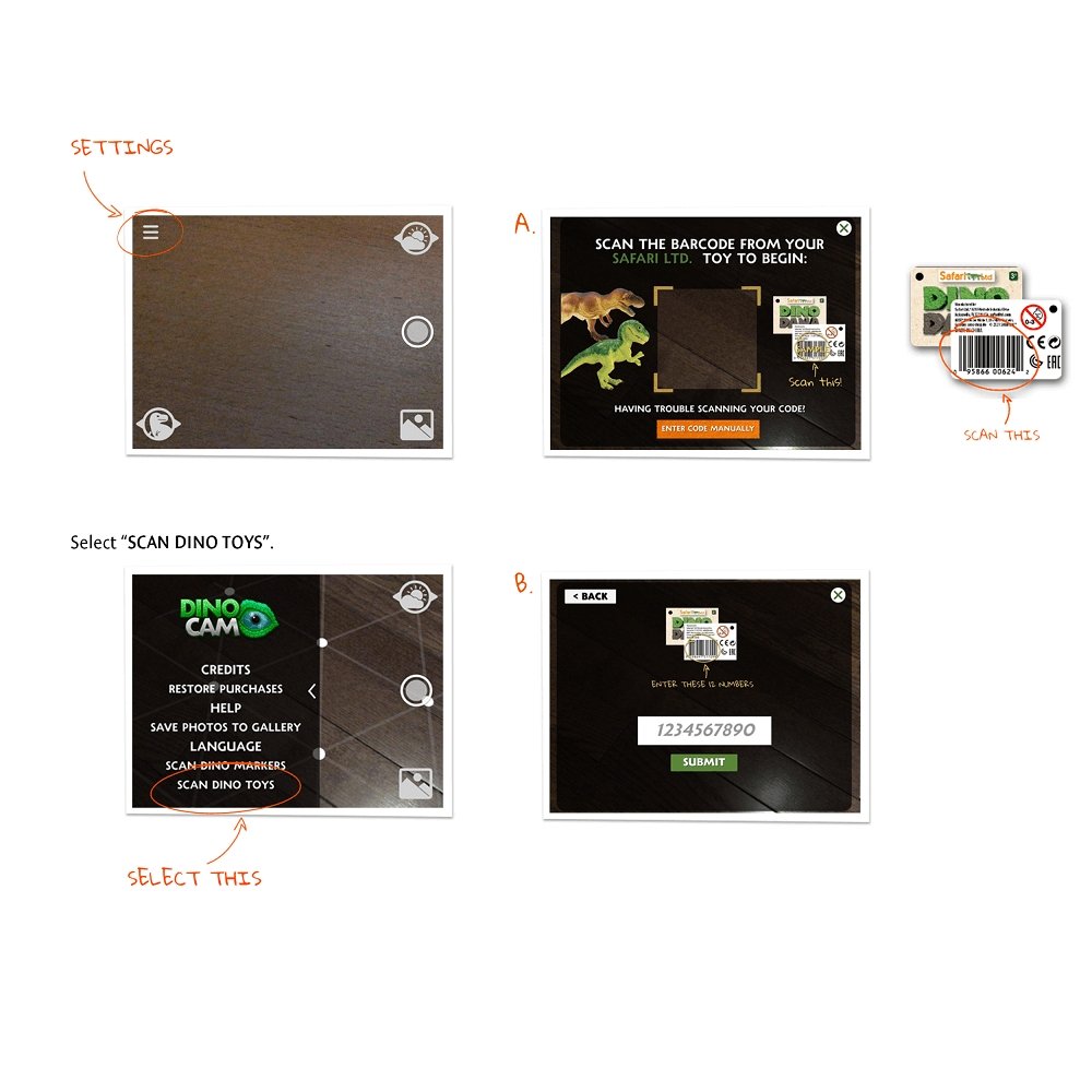 Tyrannosaurus Rex with Augmented Reality - Safari Ltd®