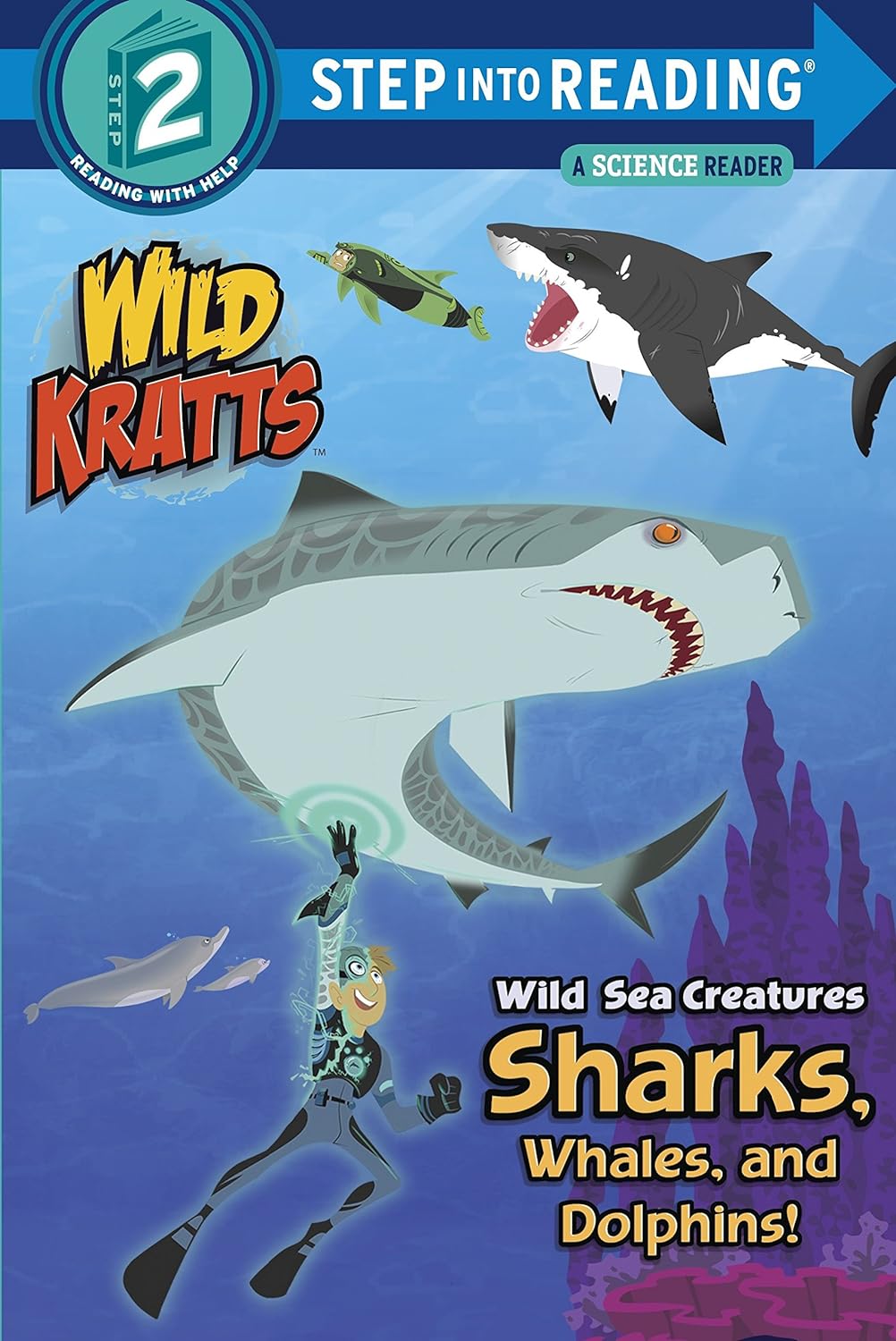 Wild Sea Creatures: Sharks, Whales and Dolphins! (Wild Kratts) - Safari Ltd®