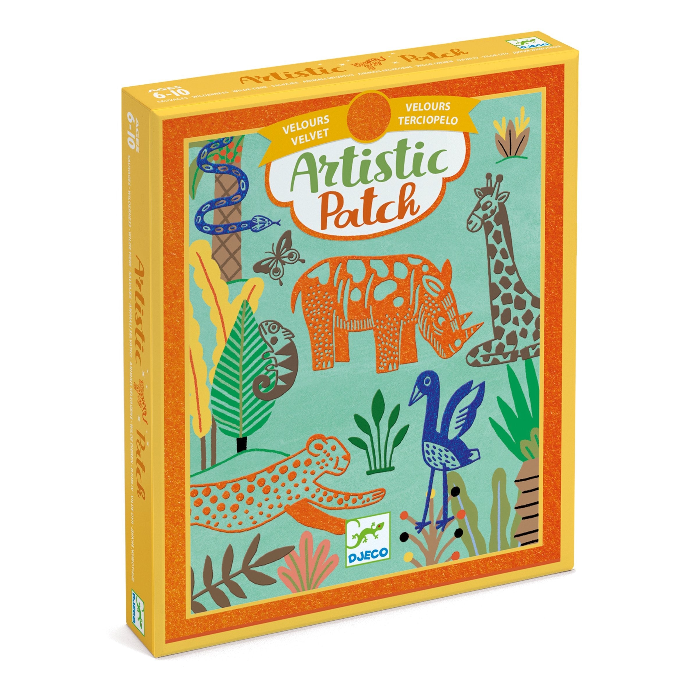 Wilderness Velvet Artistic Patch Activity Set - Safari Ltd®