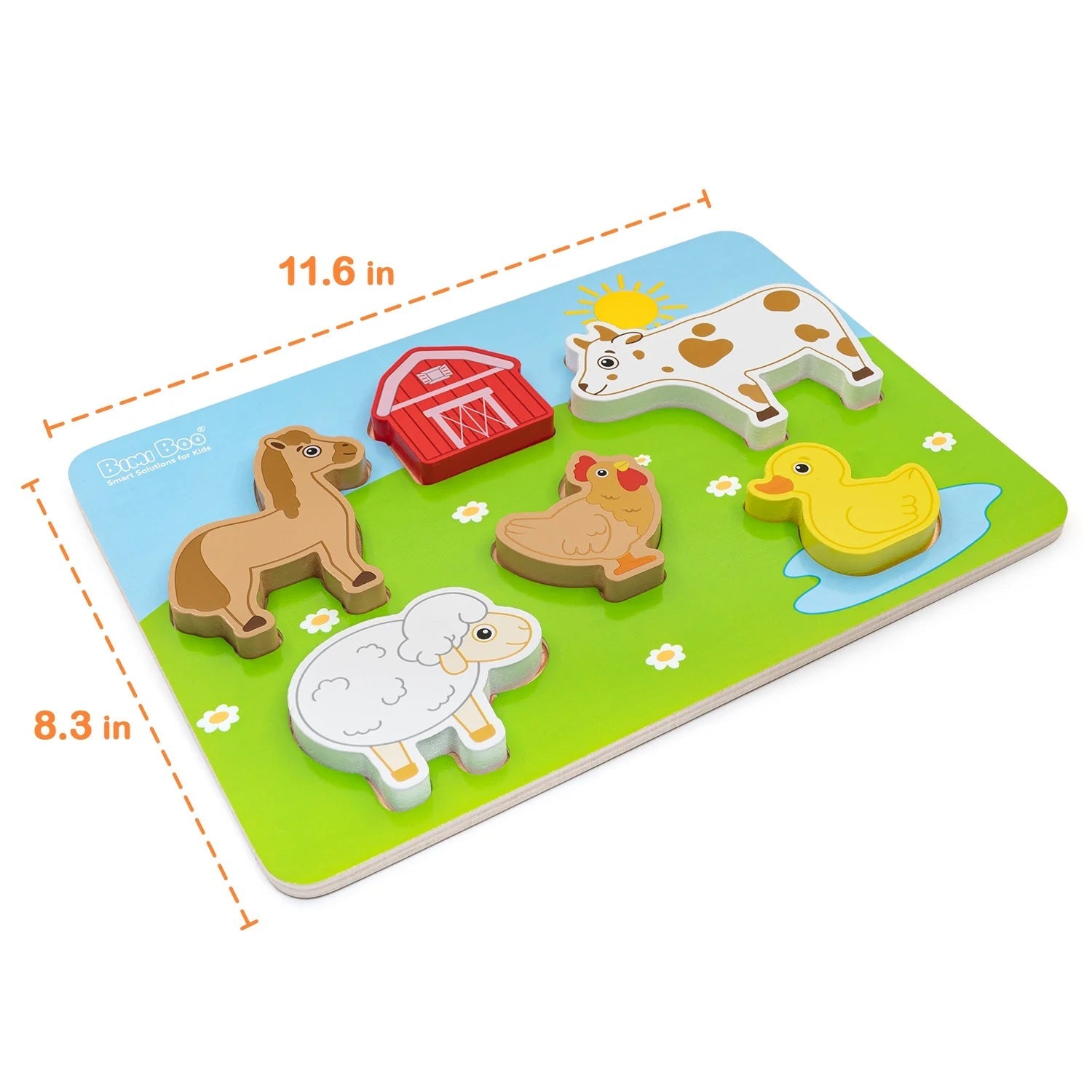 Wooden Chunky Farm Puzzle - Safari Ltd®