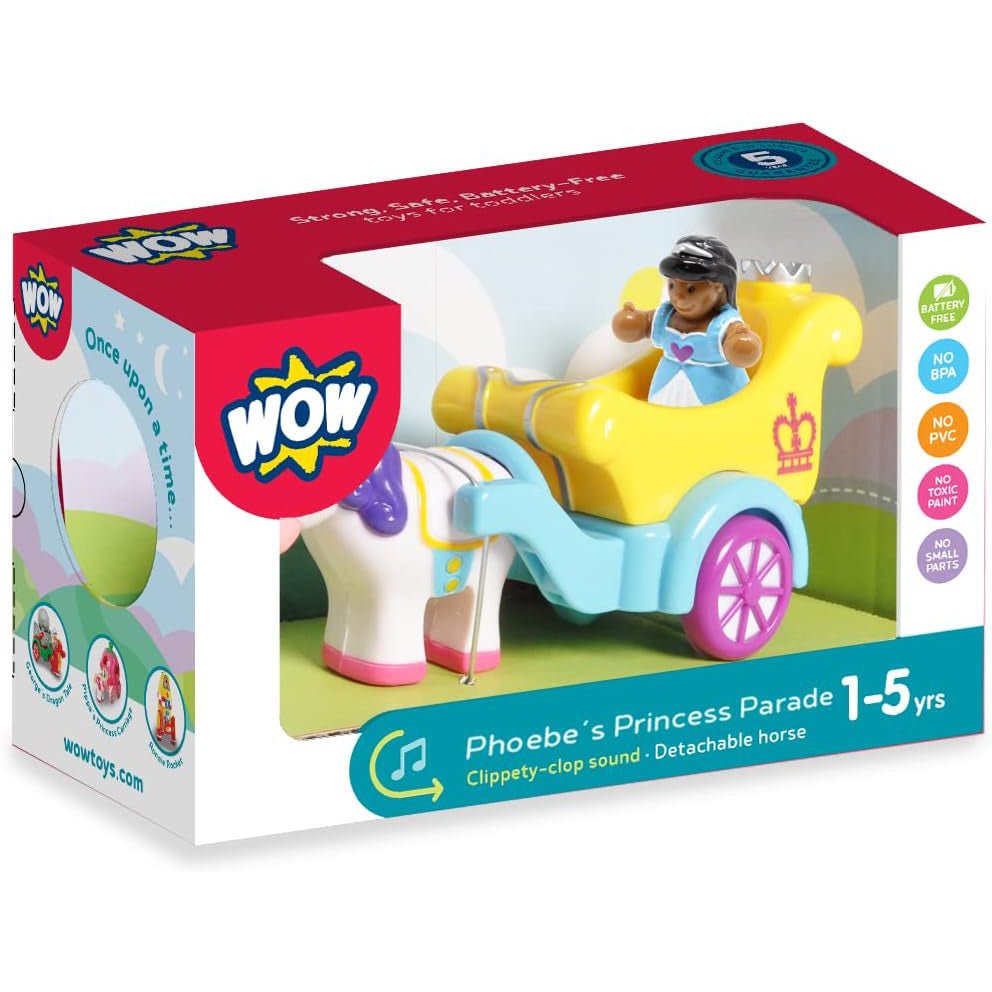 WOW Toys Phoebe's Princess Parade Horse & Carriage - Safari Ltd®