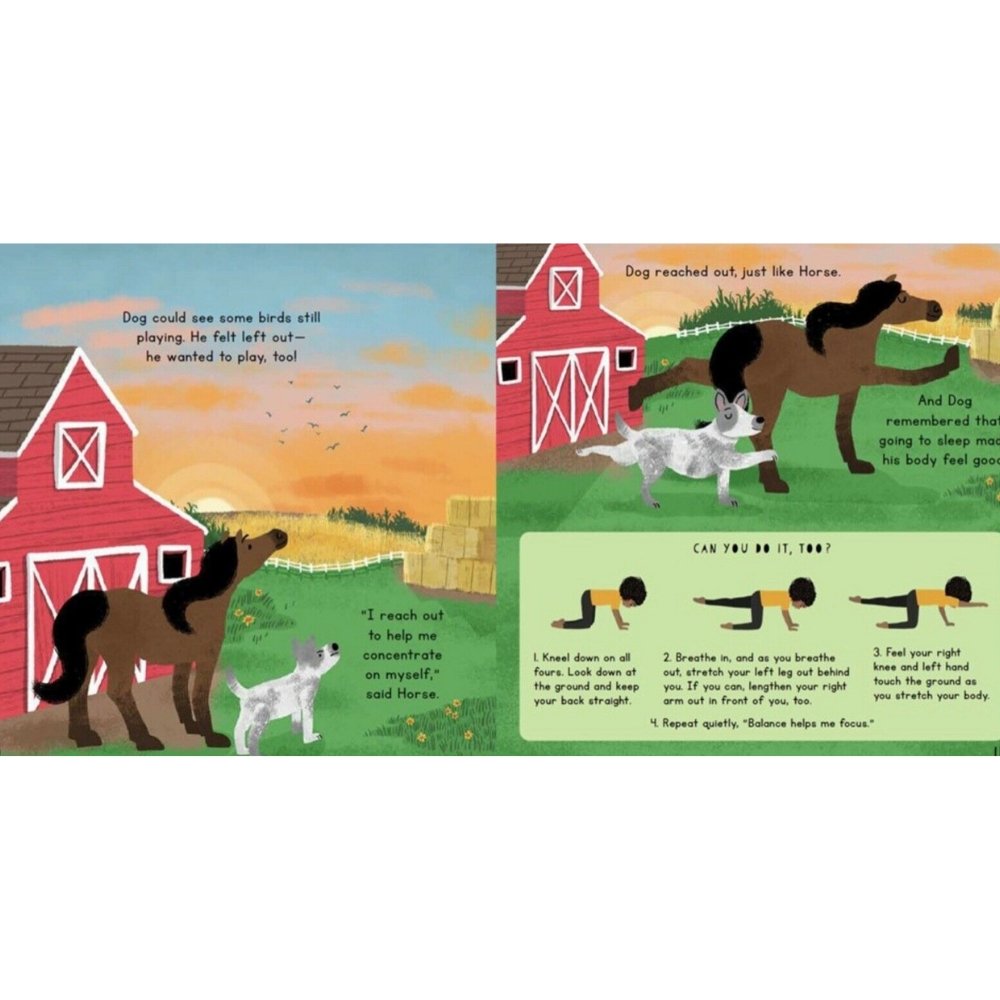 Yoga Animals on the Farm Book - Safari Ltd®